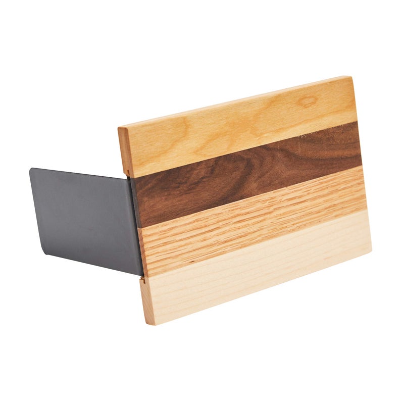 Pandapark Wood Decorative Bookends,Non-Skid Bookend for Shelves,Heavy Duty Bookends,Book Stand for Books/CDs,1 Pair - Image 5